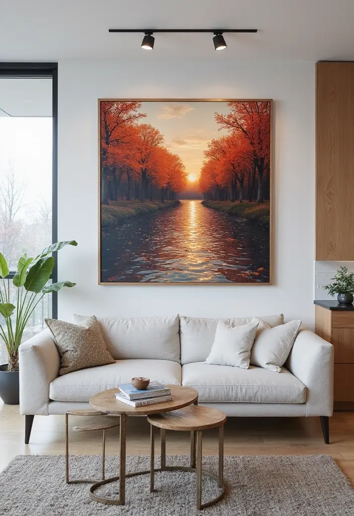 30 Jaw-Dropping Modern Wall Art Ideas to Elevate Your Living Room Instantly - 30. Custom Art Commissions 1