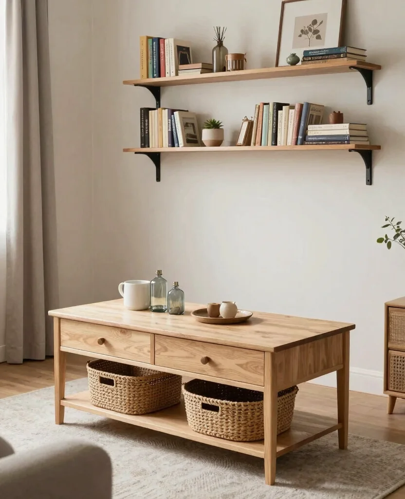 Cozy Small Space Decor Ideas to Transform Your Tiny Home into a Dreamy Retreat - 10. Functional Storage Solutions 1