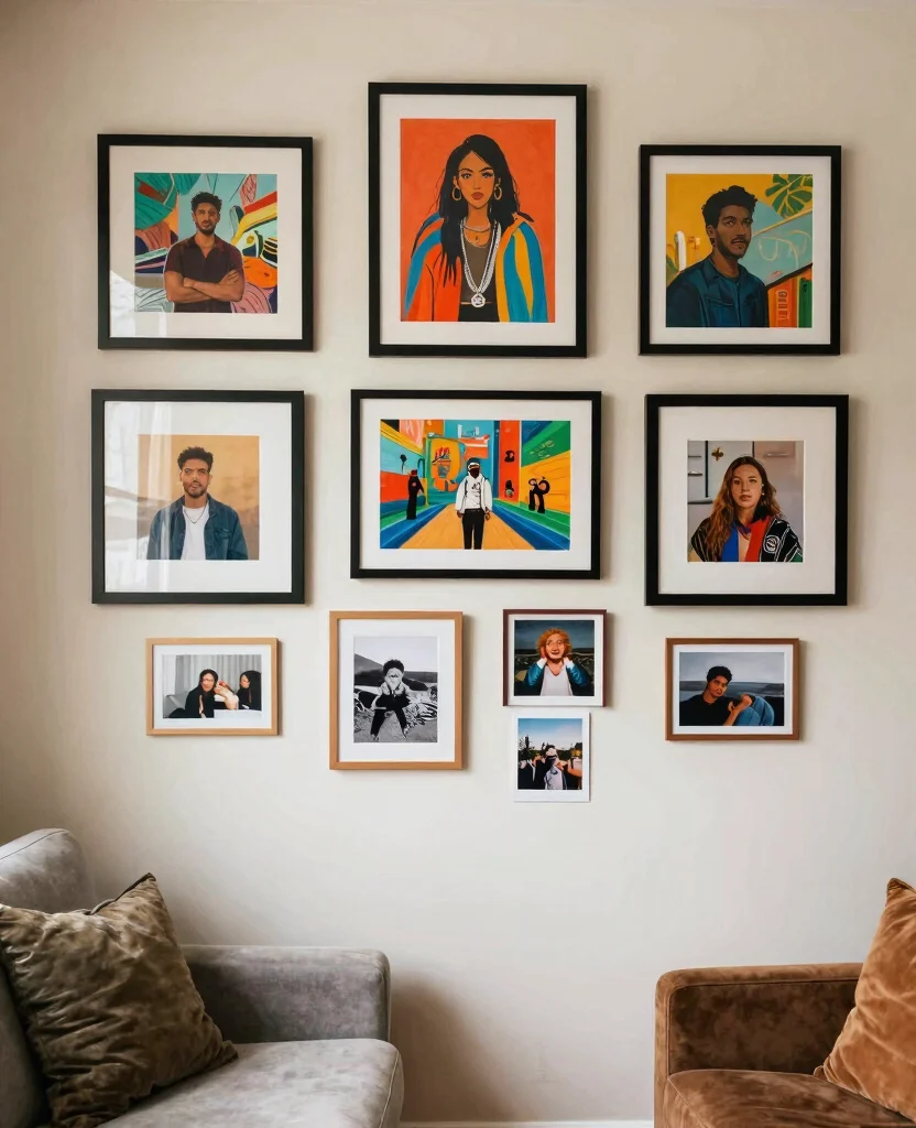 Cozy Small Space Decor Ideas to Transform Your Tiny Home into a Dreamy Retreat - 8. Personalize with Artwork 1