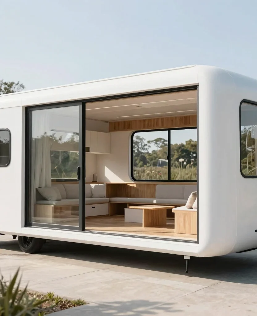 Explore Stunning Tiny House on Wheels Designs for Ultimate Mobile Living Bliss - 2. Modern Minimalist Designs 1