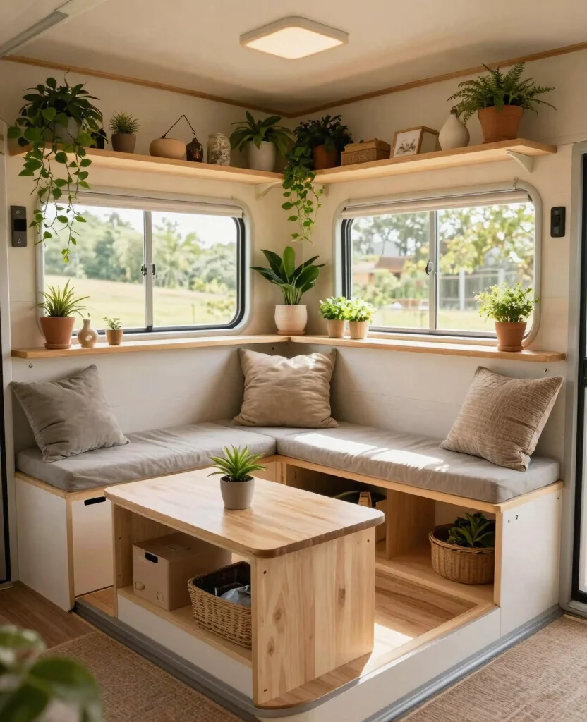 Explore Stunning Tiny House on Wheels Designs for Ultimate Mobile Living Bliss - 6. Smart Storage Solutions 1