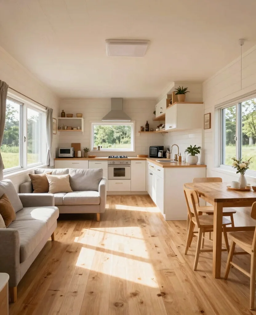 Explore Stunning Tiny House on Wheels Designs for Ultimate Mobile Living Bliss - 7. The Beauty of Open Spaces 1