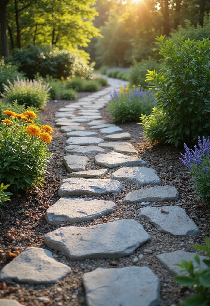 Step By Step: How to Create Stunning River Rock Landscaping for Your Garden - 8. Creating Pathways with River Rocks 1