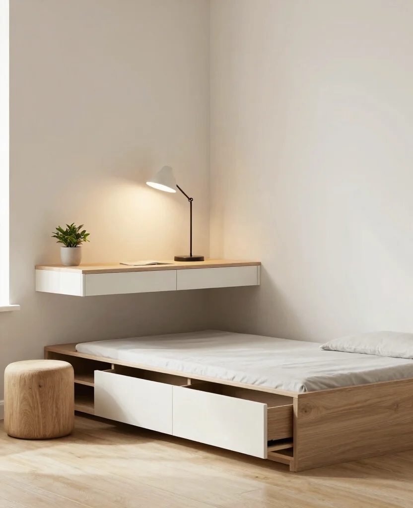 Stylish Small Space Bedroom Decor Ideas for Couples to Create Your Dream Retreat - 2. Space-Saving Furniture Solutions 1