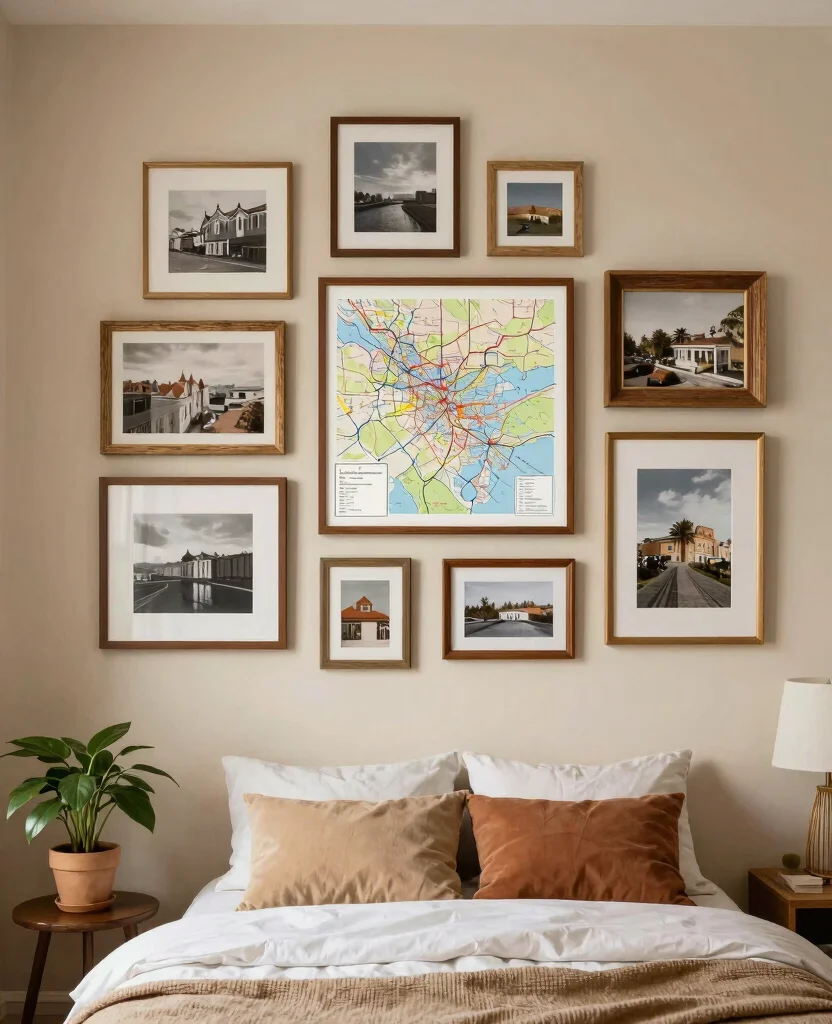 Stylish Small Space Bedroom Decor Ideas for Couples to Create Your Dream Retreat - 3. Personalized Art and Wall Decor 1