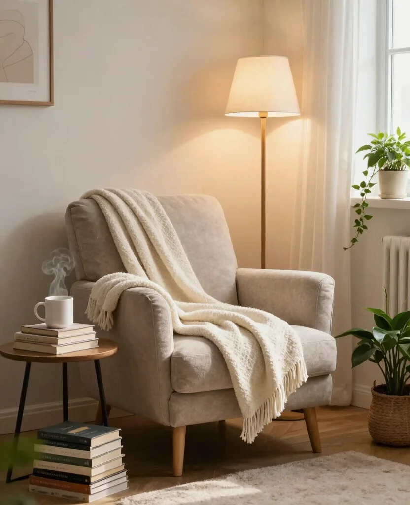 Stylish Small Space Bedroom Decor Ideas for Couples to Create Your Dream Retreat - 9. Cozy Reading Nook 1