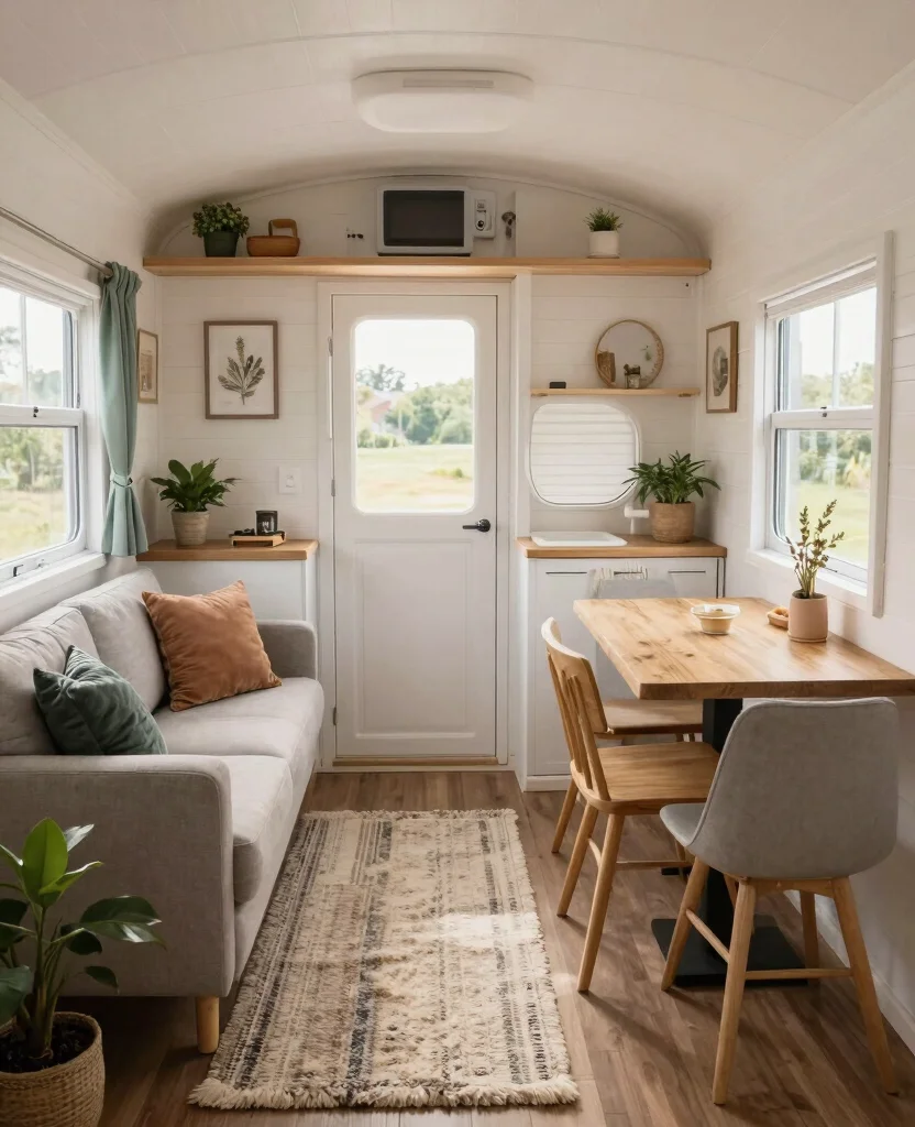 Transform Your Airbnb: 15 Small Space Decor Ideas for a Cozy Retreat - 10. Create Zones: Define Spaces Wisely 1