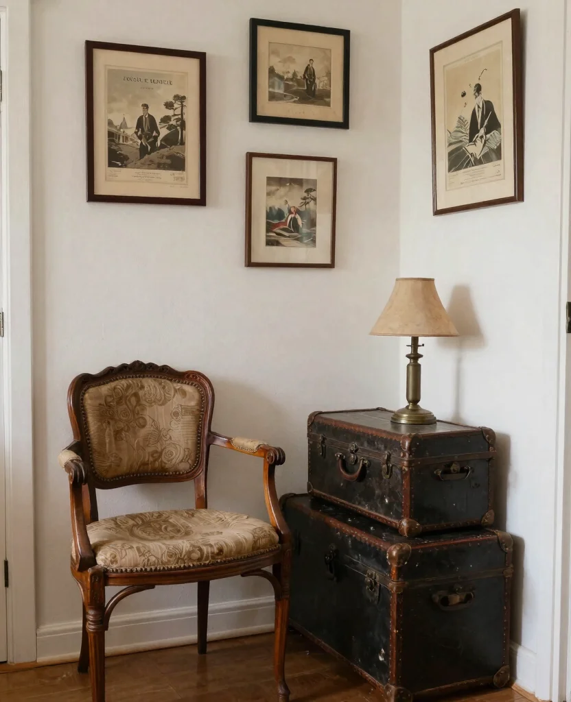Transform Your Airbnb: 15 Small Space Decor Ideas for a Cozy Retreat - 11. Vintage Accents: Charm and Character 1