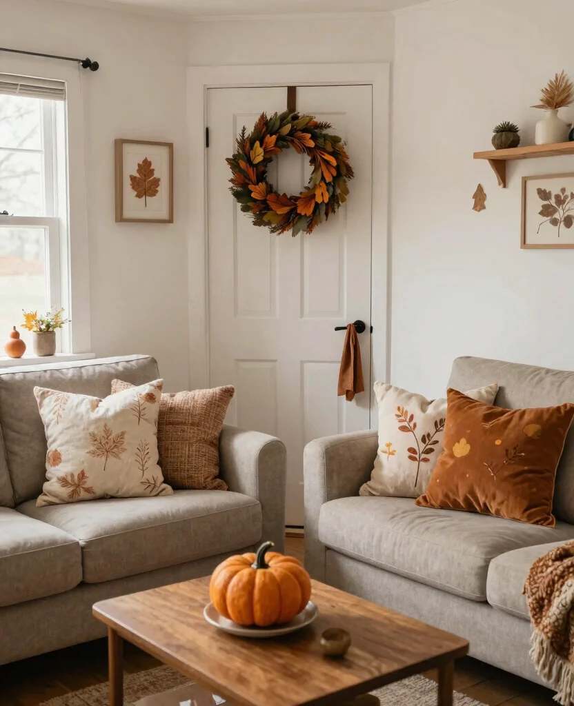 Transform Your Airbnb: 15 Small Space Decor Ideas for a Cozy Retreat - 14. Seasonal Decor: Keep It Fresh 1