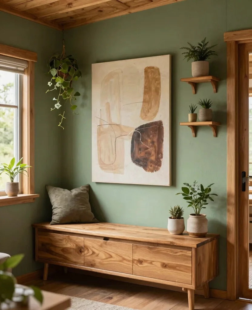 Transform Your Airbnb: 15 Small Space Decor Ideas for a Cozy Retreat - 3. Earthy Color Palettes: Nature-Inspired Vibes 1