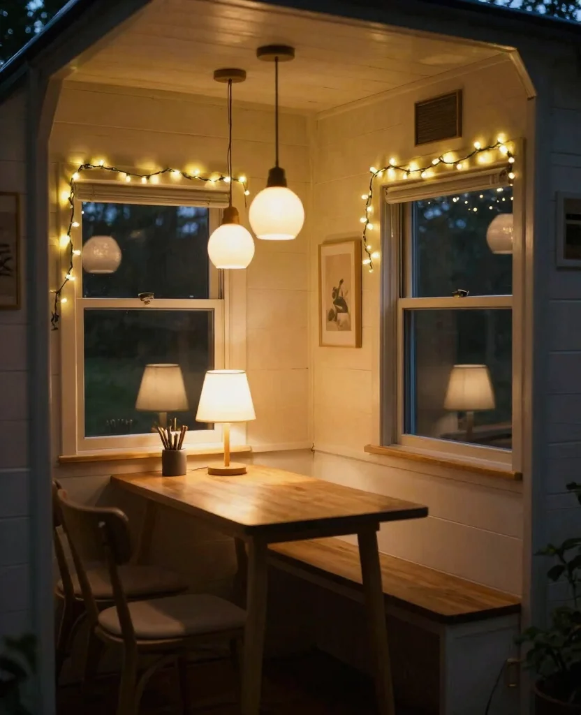 Transform Your Airbnb: 15 Small Space Decor Ideas for a Cozy Retreat - 4. Creative Lighting: Brighten Up Your Space 1