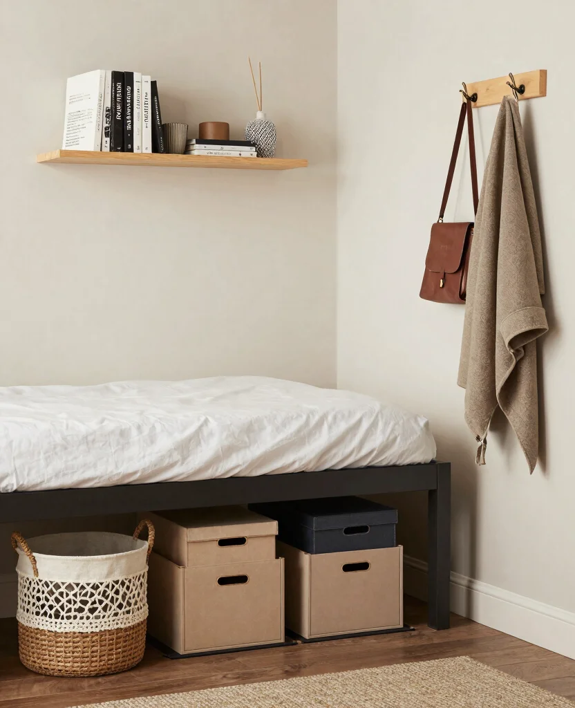 Transform Your Airbnb: 15 Small Space Decor Ideas for a Cozy Retreat - 7. Smart Storage Solutions: Stay Clutter-Free 1