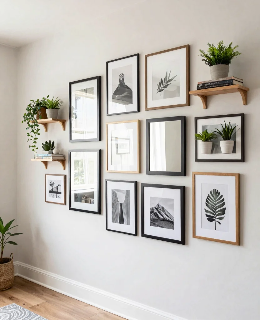 Transform Your Airbnb: 15 Small Space Decor Ideas for a Cozy Retreat - 8. Stylish Wall Decor: Elevate the Aesthetics 1