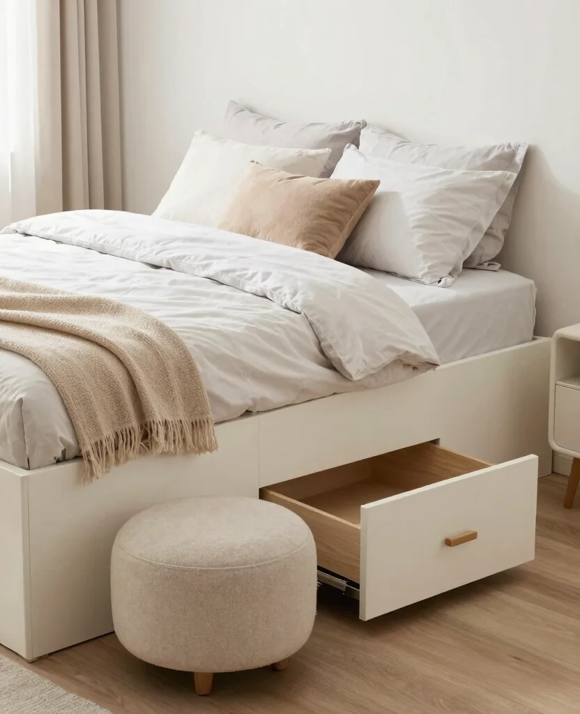 Transform Your Tiny Bedroom with Genius Small Space Organization Ideas - 1. Invest in Multi-Functional Furniture 1
