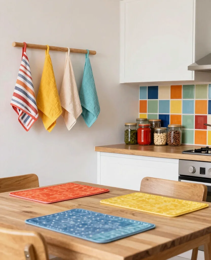 Transform Your Tiny Home: 15 Small Space Kitchen Decor Ideas You’ll Love - 1. Brighten Up with Colorful Accents 1