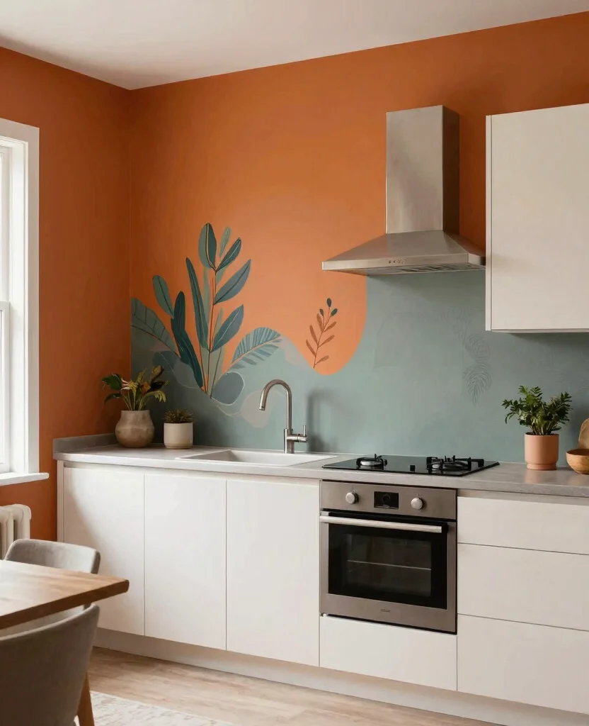Transform Your Tiny Home: 15 Small Space Kitchen Decor Ideas You’ll Love - 15. Consider a Feature Wall 1