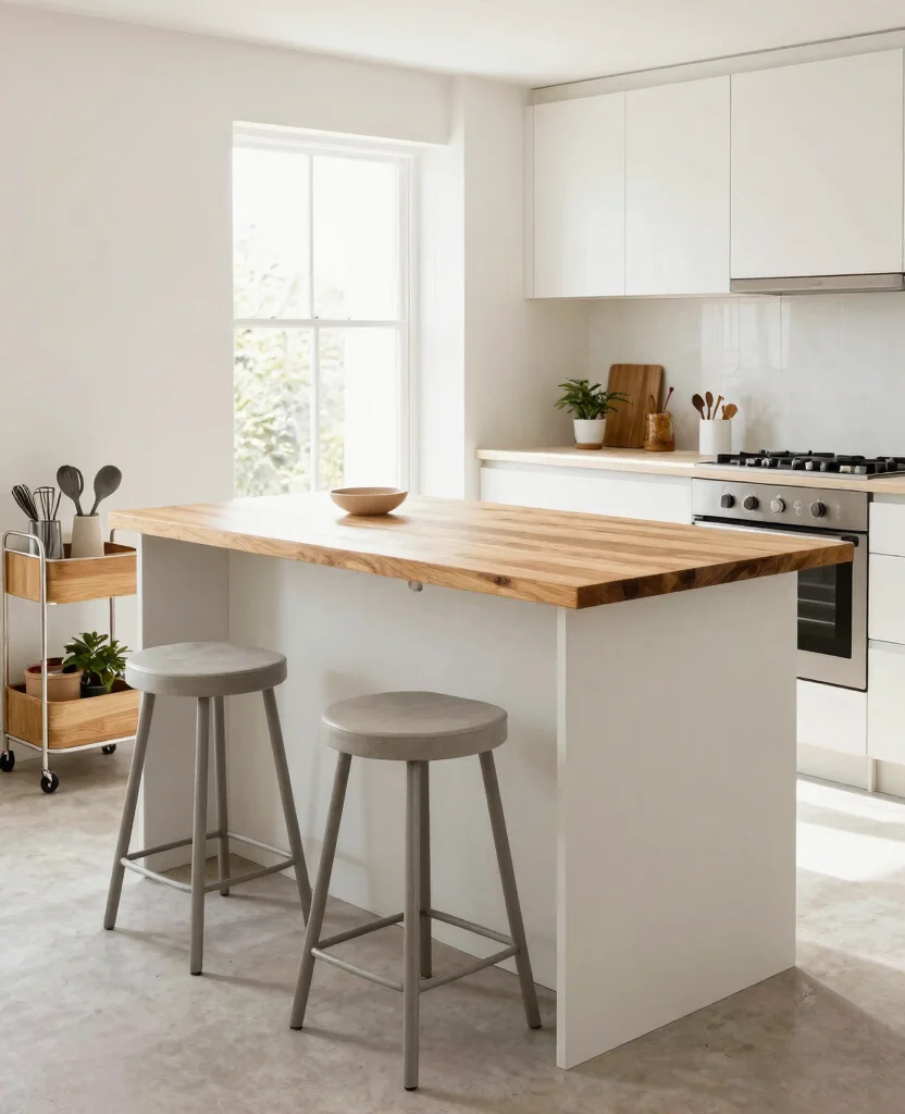 Transform Your Tiny Home: 15 Small Space Kitchen Decor Ideas You’ll Love - 2. Maximize Storage with Multi-Functional Furniture 1