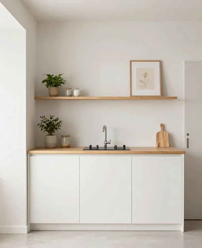 Transform Your Tiny Home: 15 Small Space Kitchen Decor Ideas You’ll Love - 6. Embrace Minimalism 1