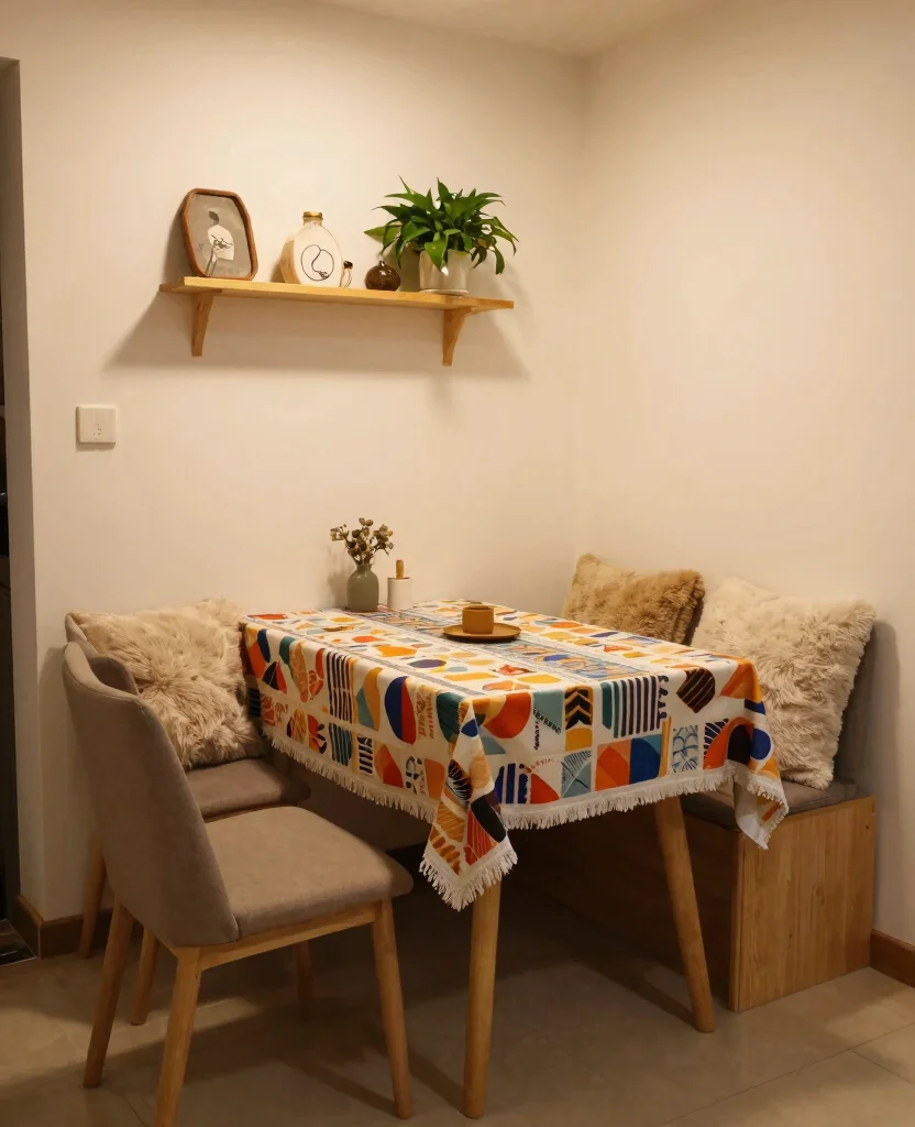 Transform Your Tiny Home: 15 Small Space Kitchen Decor Ideas You’ll Love - 7. Create a Cozy Dining Nook 1
