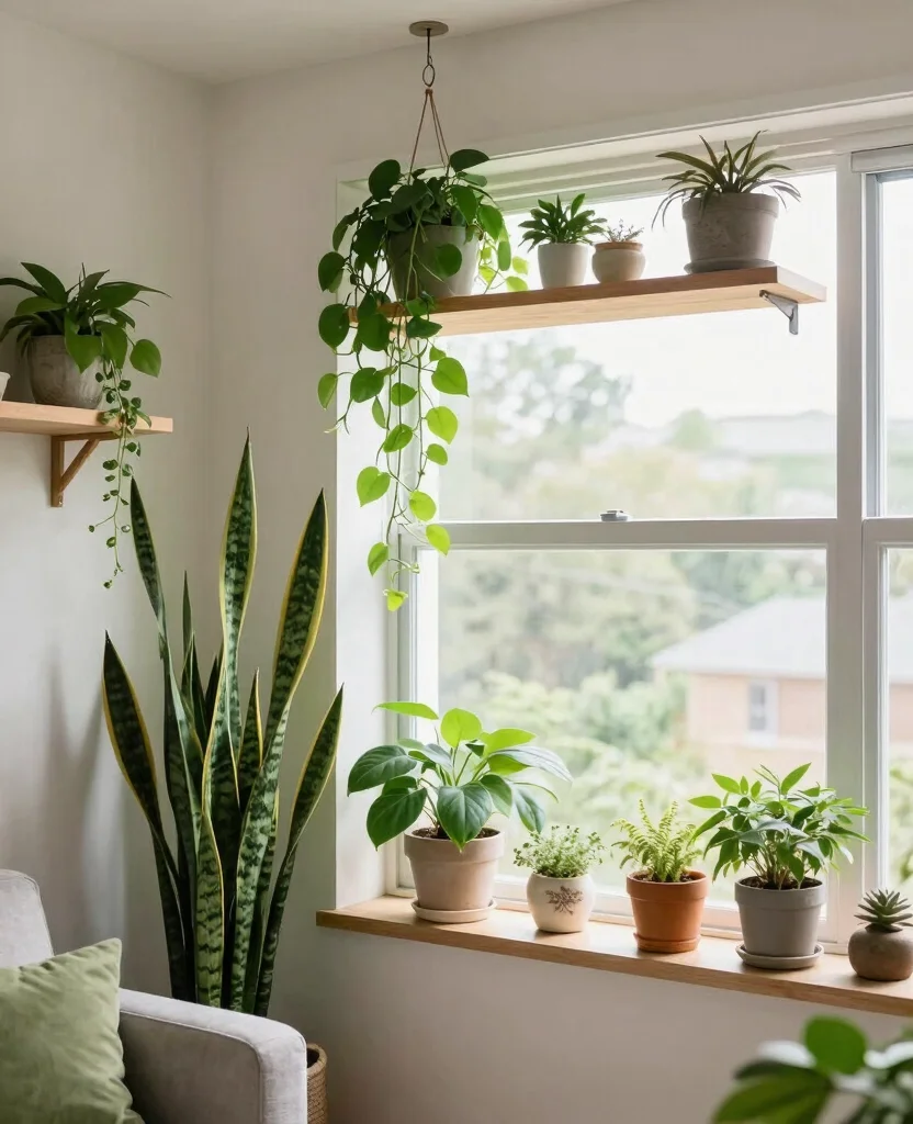 Transform Your Tiny Home: Creative Small Space Decor Ideas for Cozy Living - 4. Incorporate Indoor Plants 1