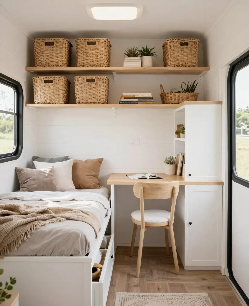 Transform Your Tiny Home: Creative Small Space Decor Ideas for Cozy Living - 8. Clever Storage Solutions 1