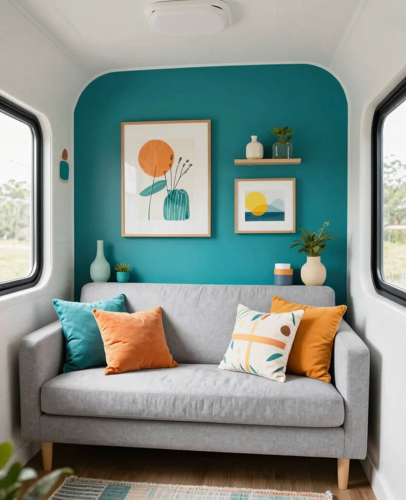 Transform Your Tiny Home: Small Space Decor Inspiration for Cozy Living Spaces - 5. Use Color to Create Visual Interest 1