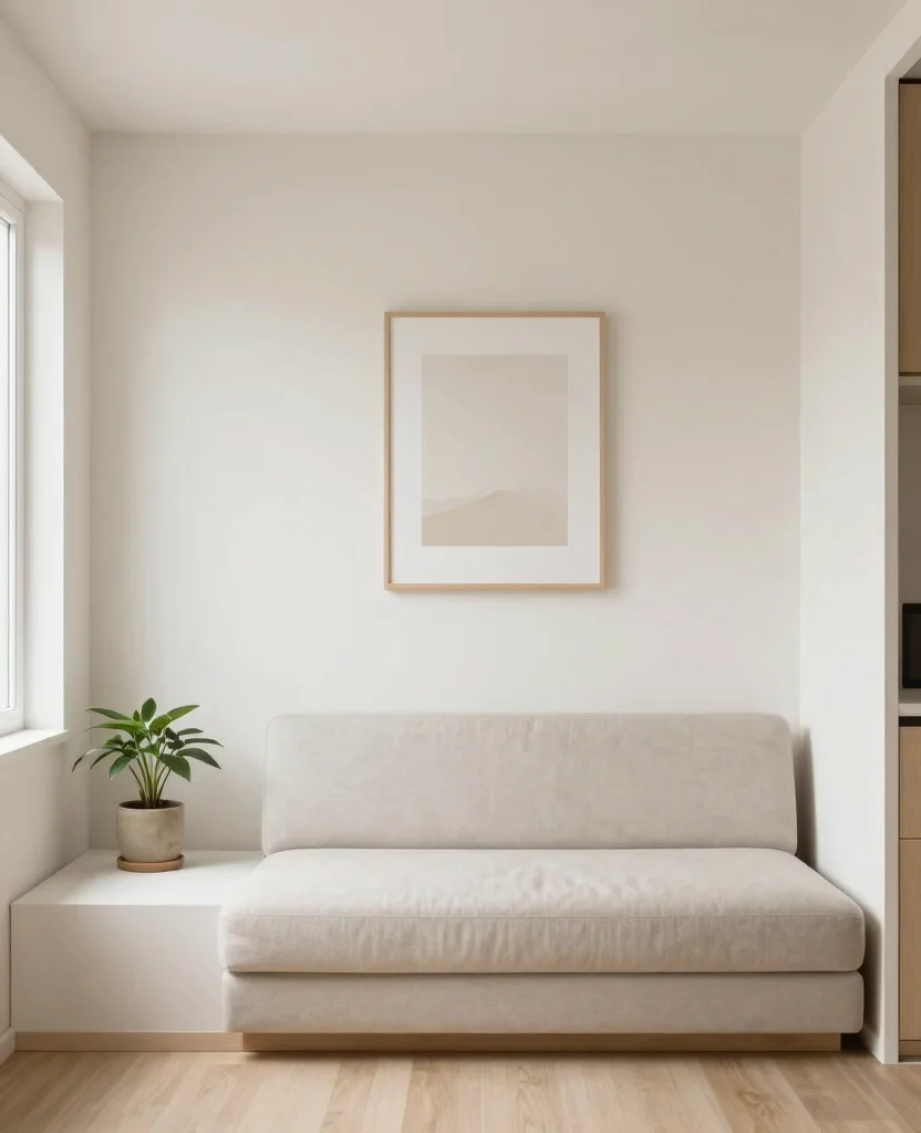 Transform Your Tiny Home: Small Space Decor Inspiration for Cozy Living Spaces - 9. Celebrate Minimalism with Less Clutter 1
