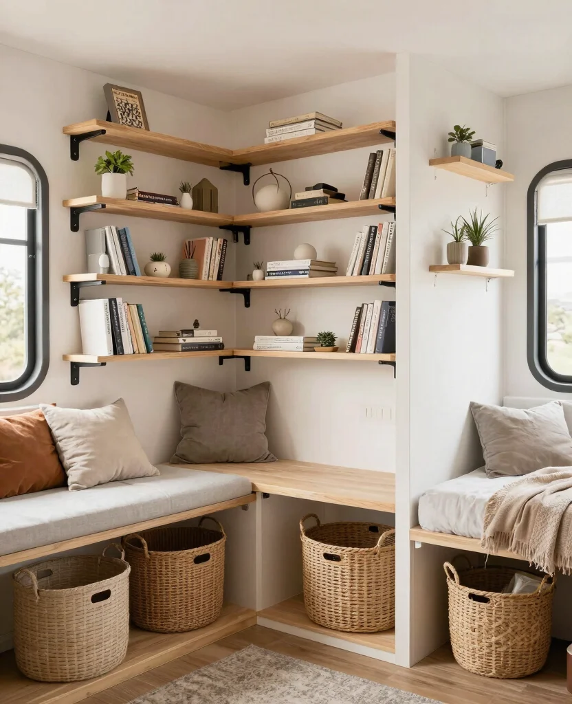 Transform Your Tiny Home with Small Space Modern Decor Ideas for a Chic Look - 6. Implement Smart Storage Solutions 1