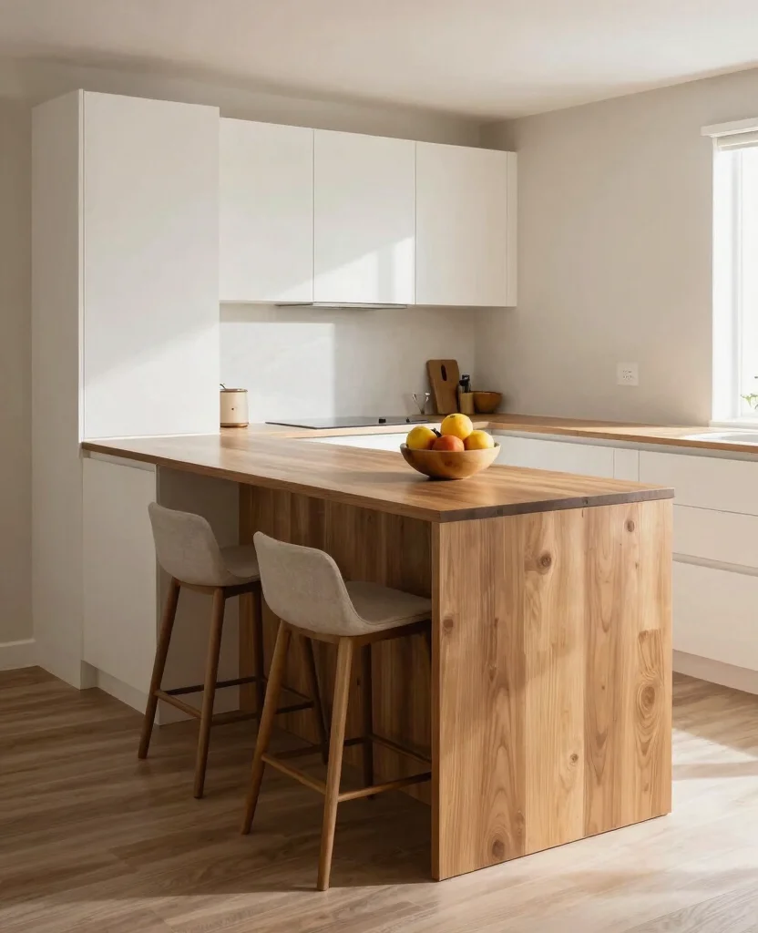 Transform Your Tiny Kitchen: Stunning Small Space Kitchen Decor Ideas You’ll Adore - 2. Opt for a Compact Island 1