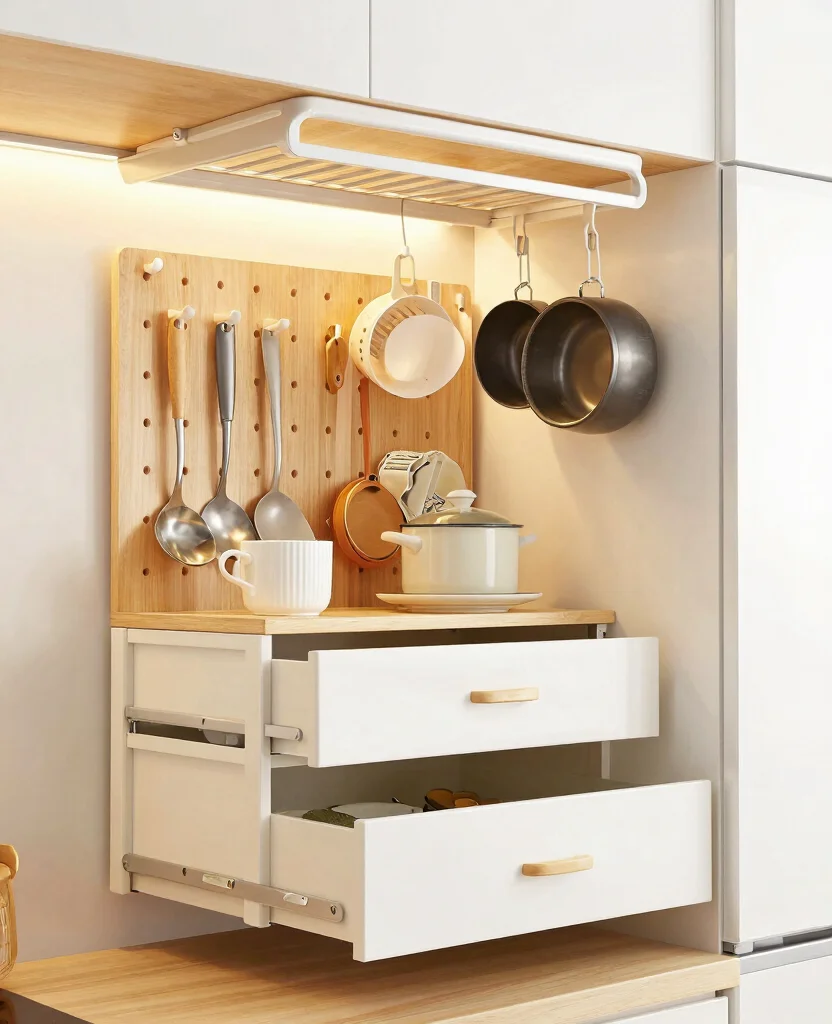 Transform Your Tiny Kitchen: Stunning Small Space Kitchen Decor Ideas You’ll Adore - 5. Incorporate Smart Storage Solutions 1