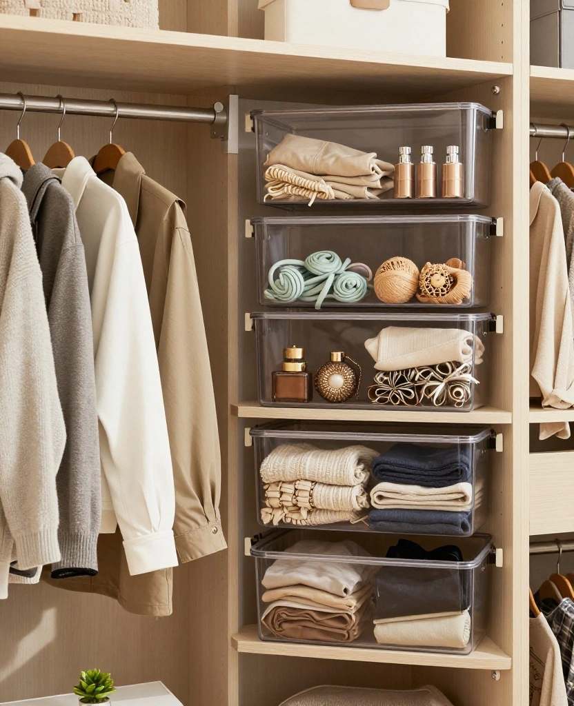 Transform Your Tiny Space: 10 Small Space Furniture Hacks You Need to Try Now! - 10. Smart Closet Organizers: Optimize Your Storage 1