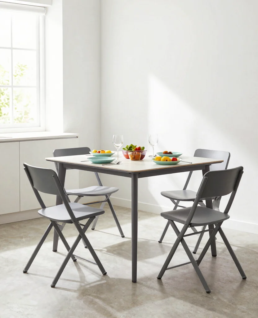 Transform Your Tiny Space: 10 Small Space Furniture Hacks You Need to Try Now! - 5. Foldable Furniture: Free Up Your Space 1