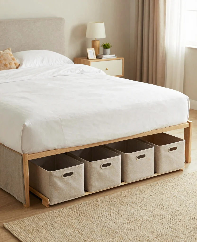 Transform Your Tiny Space: 10 Small Space Furniture Hacks You Need to Try Now! - 6. Under-Bed Storage: Utilize Every Inch 1