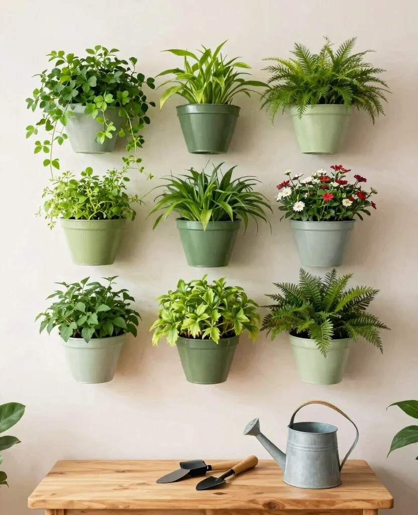 Transform Your Tiny Space: 10 Small Space Furniture Hacks You Need to Try Now! - 7. Vertical Gardens: Greenery in Small Spaces 1
