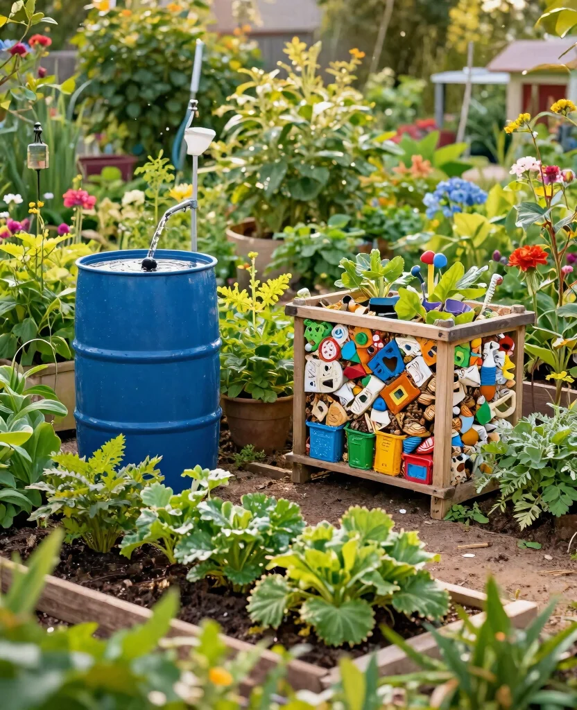 Transform Your Tiny Space: 15 Creative Small Space Garden Decor Ideas You'll Love - 14. Sustainable Practices 1