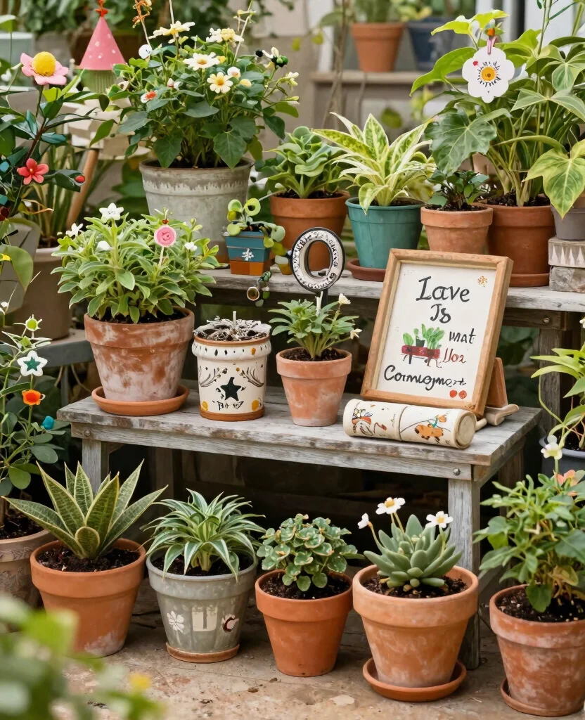 Transform Your Tiny Space: 15 Creative Small Space Garden Decor Ideas You'll Love - 15. Personal Touches 1