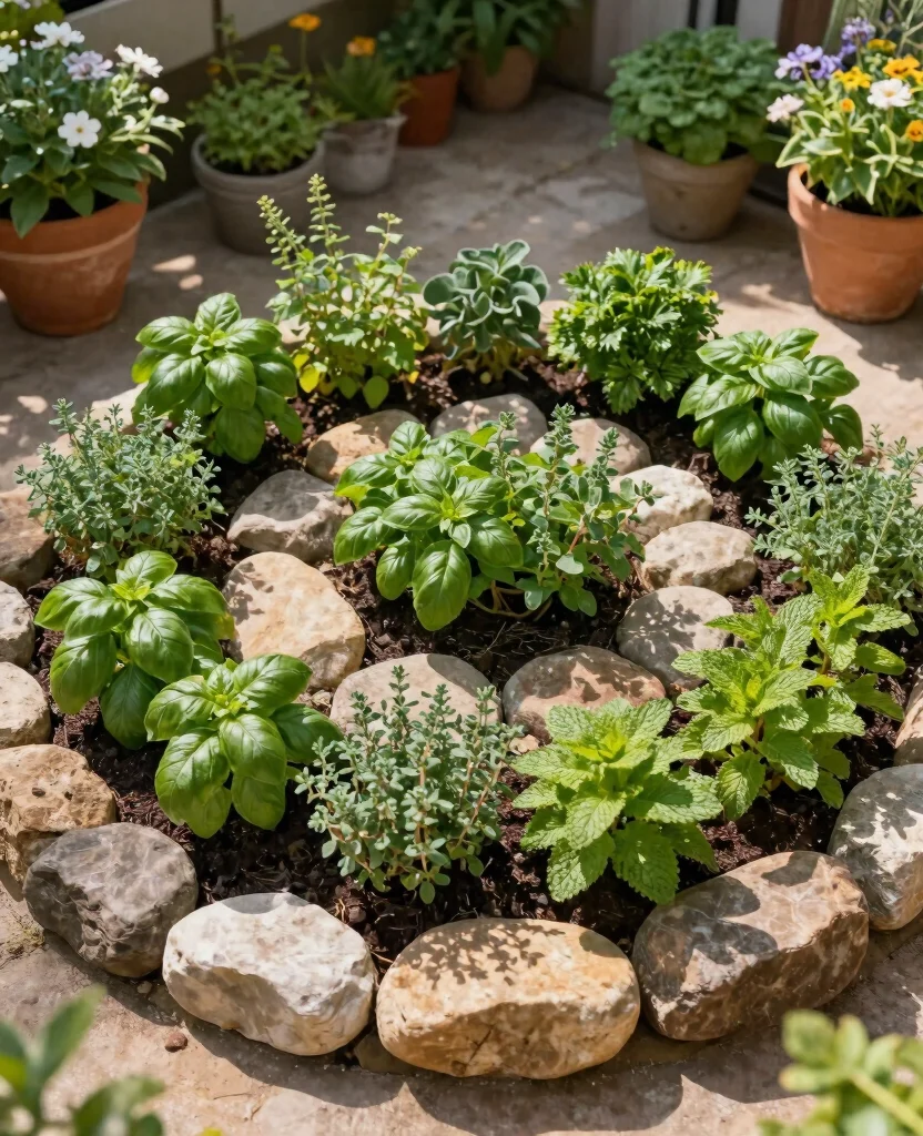 Transform Your Tiny Space: 15 Creative Small Space Garden Decor Ideas You'll Love - 4. Herb Spiral Gardens 1