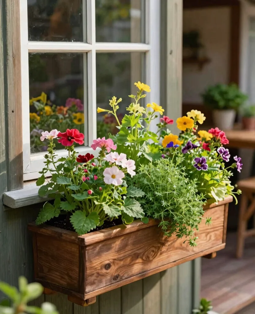 Transform Your Tiny Space: 15 Creative Small Space Garden Decor Ideas You'll Love - 5. Window Box Gardens 1