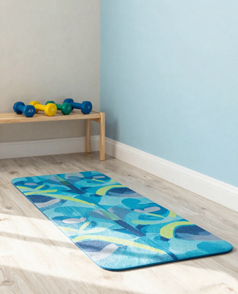 Transform Your Tiny Space: Creative Home Gym Decor Ideas for Small Spaces - 7. Color Palette Coordination 1