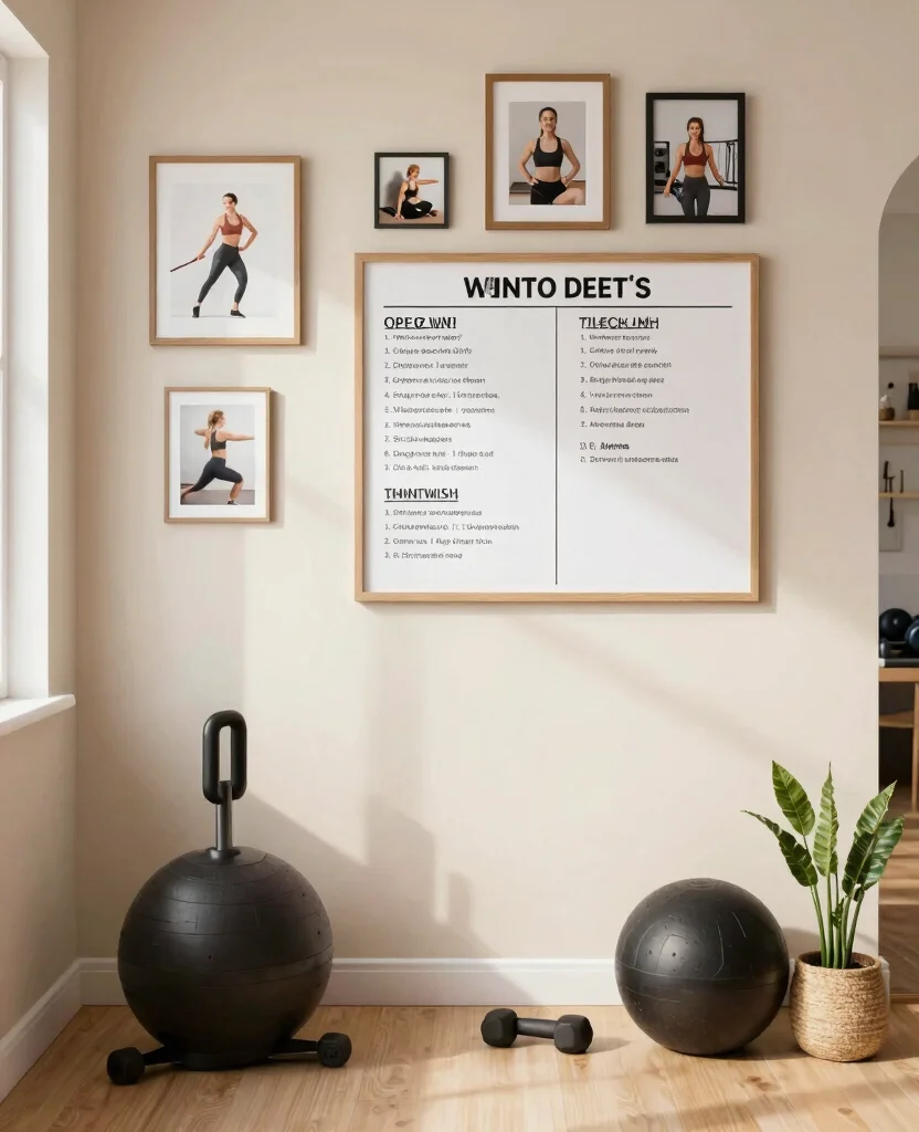 Transform Your Tiny Space: Creative Home Gym Decor Ideas for Small Spaces - 9. Personal Touches 1
