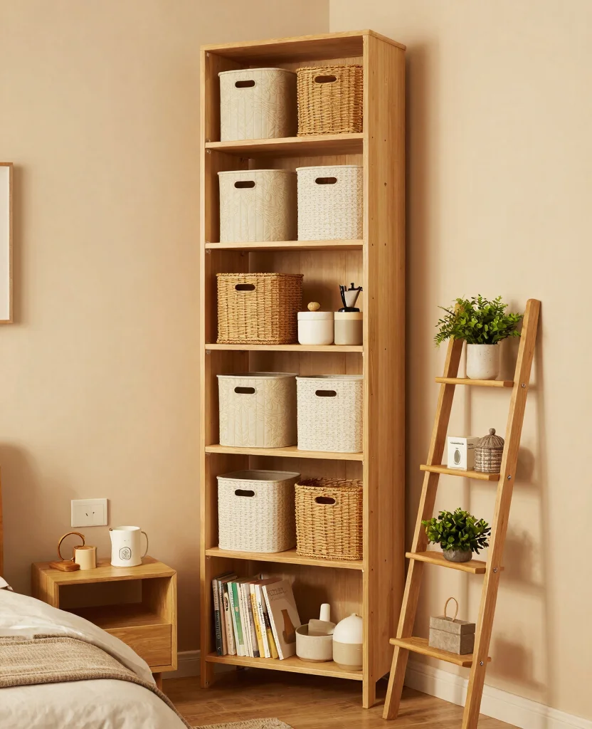 10 Genius DIY Bedroom Organization Ideas for Small Spaces That Save You Room and Style - 9. Vertical Storage Solutions 1