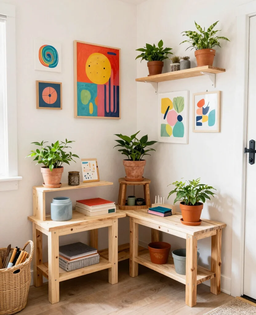 Budget-Friendly Small Space Design Tips for a Cozy and Stylish Tiny Home Retreat - 10. Use Budget-Friendly DIY Projects 1