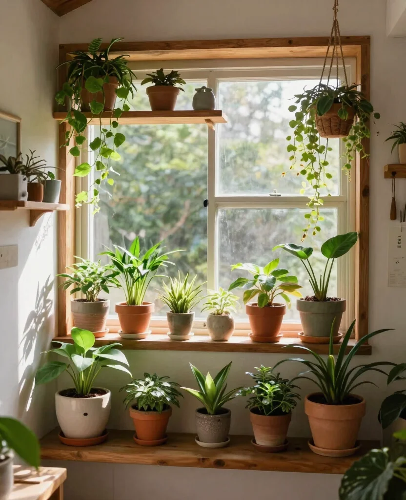 Budget-Friendly Small Space Design Tips for a Cozy and Stylish Tiny Home Retreat - 4. Incorporate Indoor Plants 1