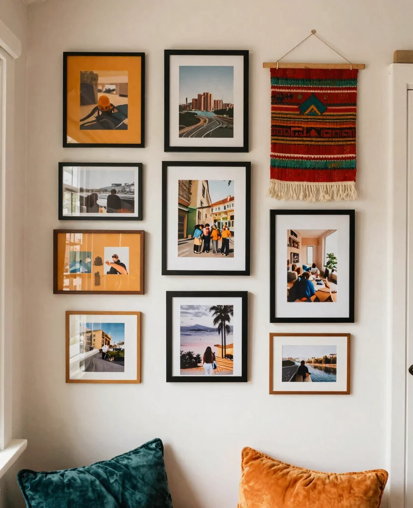 Budget-Friendly Small Space Design Tips for a Cozy and Stylish Tiny Home Retreat - 7. Personalize with Wall Art 1