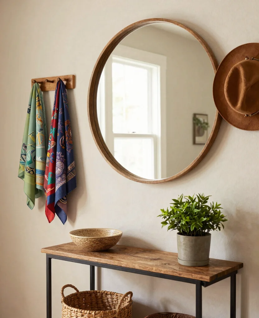 Charming Entryway Decor Ideas for Small Spaces That Maximize Style and Functionality - 1. The Power of Mirrors 1