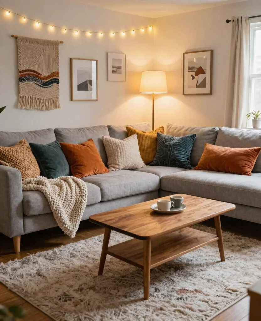 Cozy Living Room Decor Ideas for Small Spaces That Make You Feel Right at Home - 1. Layer Textures for Ultimate Comfort 1