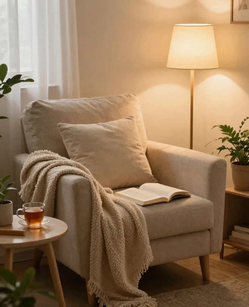 Cozy Living Room Decor Ideas for Small Spaces That Make You Feel Right at Home - 6. Create a Reading Nook 1