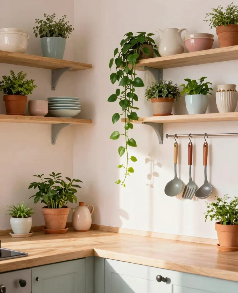 Elevate Your Tiny Home with These Stunning Small Space Decor Aesthetic Ideas - 2. Go Vertical with Decor 1