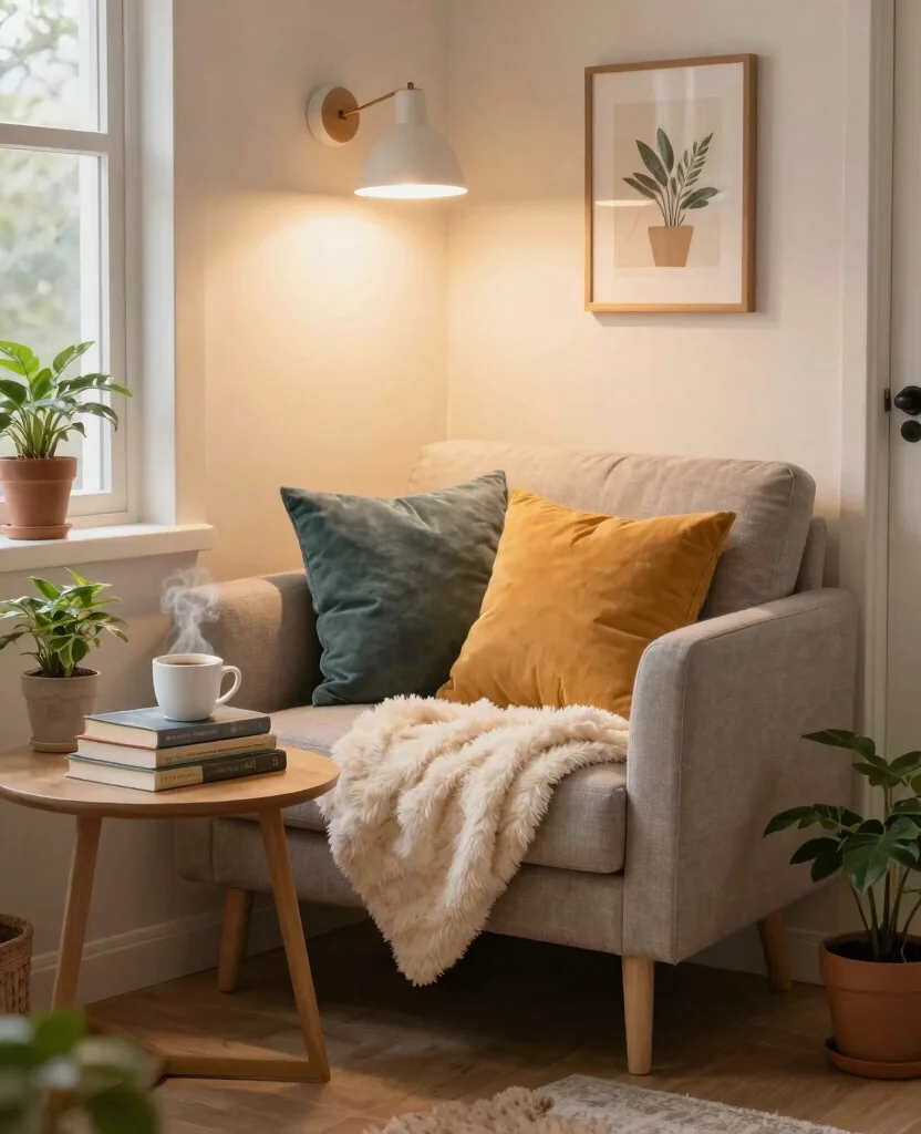 Elevate Your Tiny Home with These Stunning Small Space Decor Aesthetic Ideas - 4. Create Cozy Nooks 1