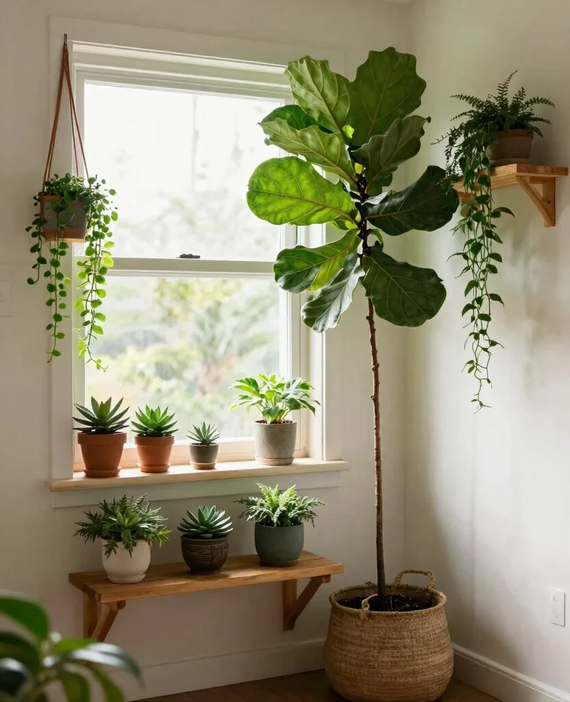 Elevate Your Tiny Home with These Stunning Small Space Decor Aesthetic Ideas - 5. Bring Nature Indoors 1